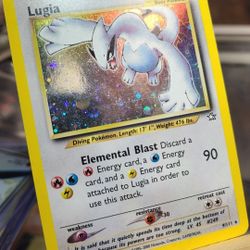 Pokemon Lugia Neo Lp Unlim Original