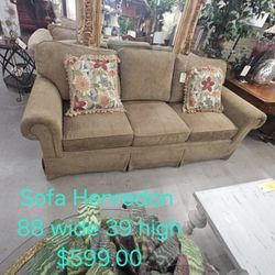 Sofa Henredon We are located at 2811 East Bell road. Another Time Around Furniture.
