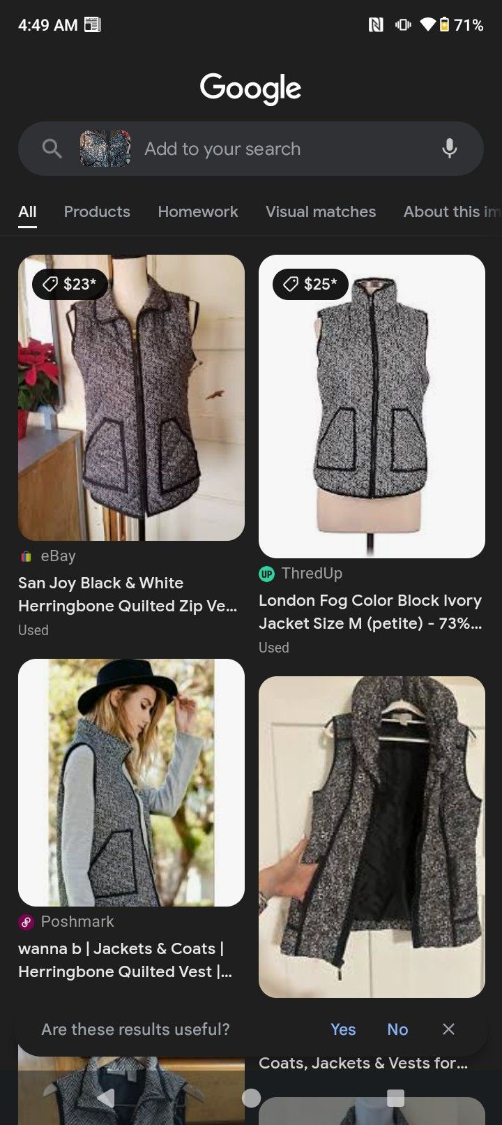 SMALL WANNA B VEST JACKET