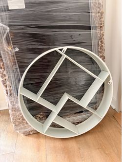 White shelf