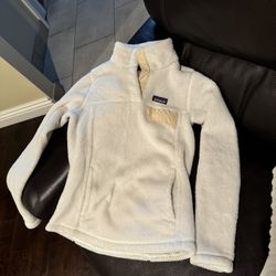 XS Patagonia Re-Tool Snap-T Fleece Pullover In Raw Linen