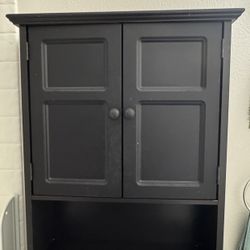 over toilet bathroom cabinet storage shelf