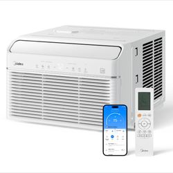 Midea 12,000 BTU Smart Inverter Air Conditioner Window Unit  With Heat And Dehumidifier