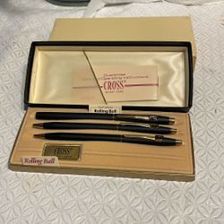 CROSS Rolling Ball Pins New Old Stock.