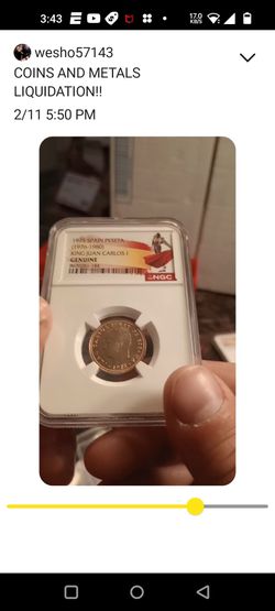 Four foreign coin slabs