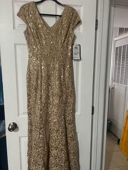 Gold dress