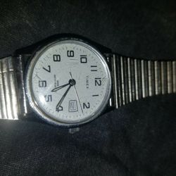 Vintage Timex From 70's. Time And Calendar. Works Fine.