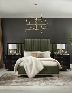 Olive Green Bedroom Set