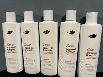 Dove Argan Oil & Repair Shampoo – 5 Pack
