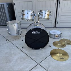 Eastar Drum Set 5 piece with cymbals