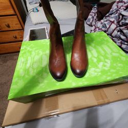 Brown Leather SAM EDELMAM Size 5 Women