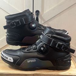 JG WOLVES Motorcycle Riding Boots Non-Slip Biker Shoes Size 42 US 8