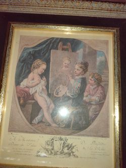 Print Of Engraving By Eitenne Fessard 