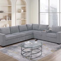 Sectional W/center Console 