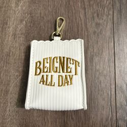 beignet bag charm