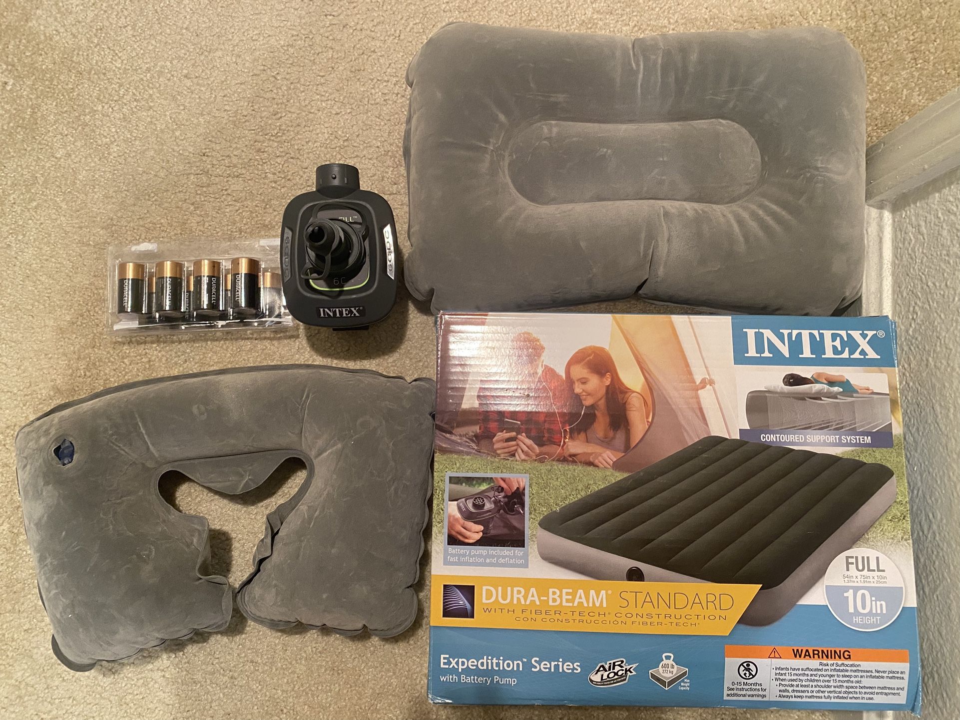 intex air mattress plus accessories