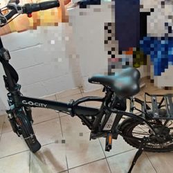 GoPowerBike GoCity 500W 6 Speed Front Suspension Folding Electric Bike