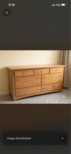 Wooden dresser set