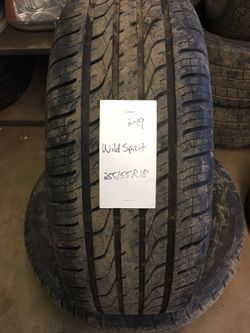 Pair of Wild Spirit 255/55R18 Tires for sale