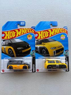 Hot Wheels Renault Espace F1 2025 2-pack Yellow and black with 'F1' text #racing #f1