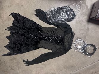 Dark angel costume for girls