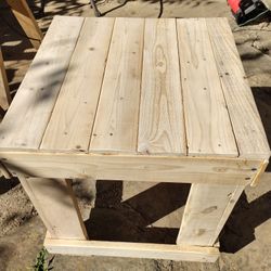 Wooden End Table 