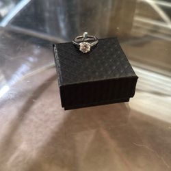 Moissanite Sterling Silver Size 7