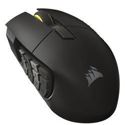 CORSAIR - Scimitar Elite Wireless SE Gaming Mouse with 16 Programmable Buttons - Wireless - Gun Metal Black