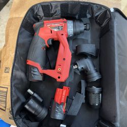M12 FUEL 12V Lithium-Ion Brushless Cordless 4-in-1 Installation 3/8 in. Drill Driver with 4 Tool Head