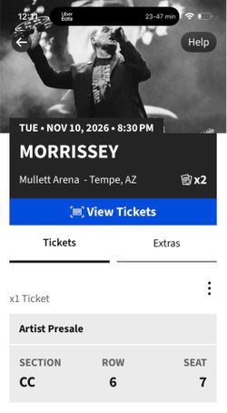 MORRISSEY in Tempe, Arizona