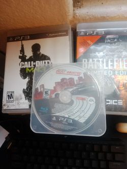 PlayStation 3, 21 games in great condition.