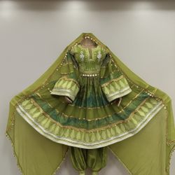 Afghan Dress - Khanoomi Brand Inspired Afghan Dress
