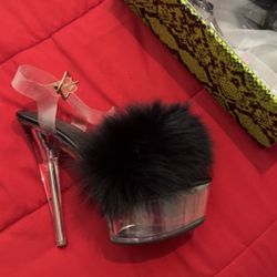 Cape Robbin 6 Inch Fur Heels 