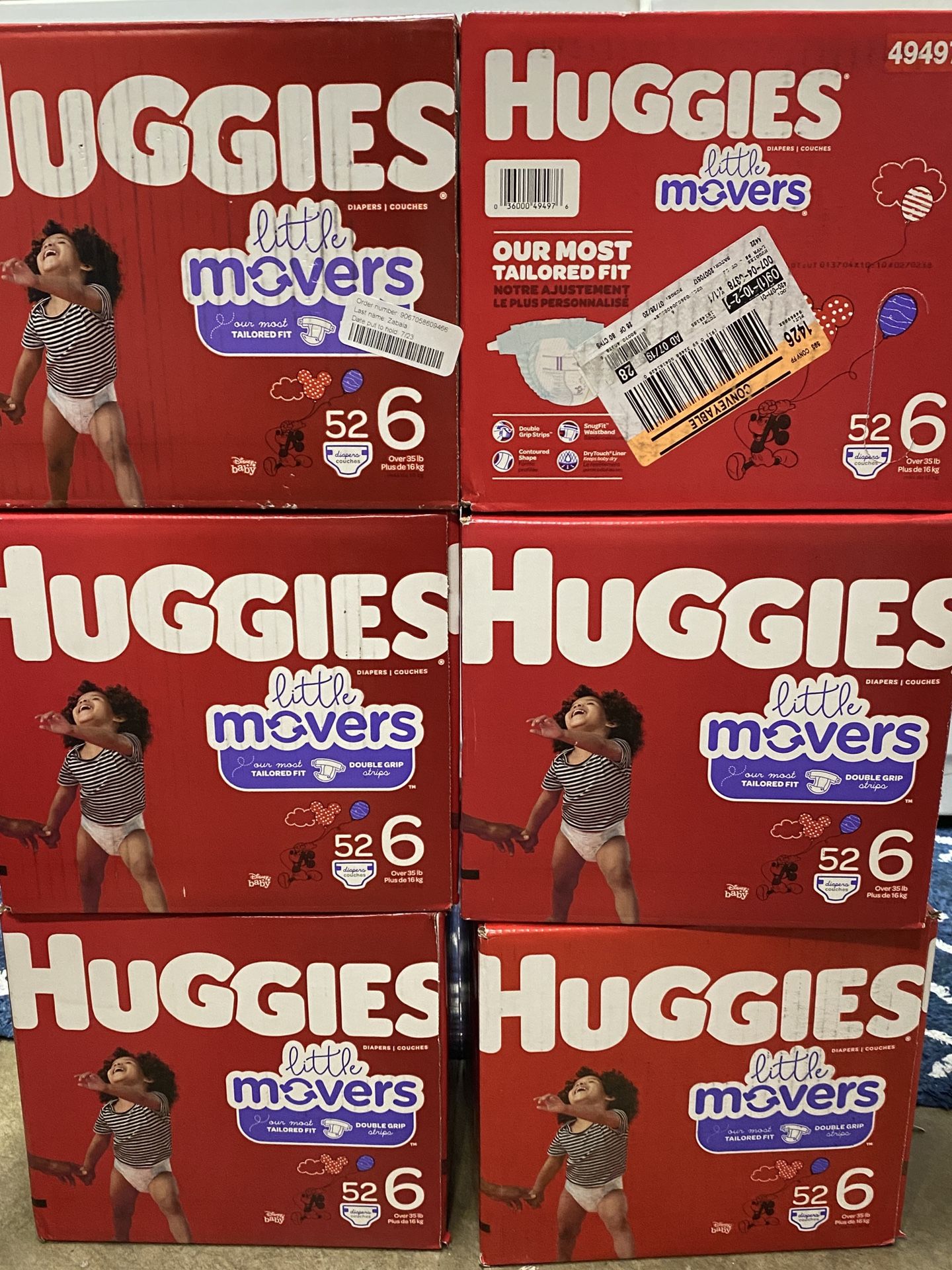 Huggies Lil Movers Size 6