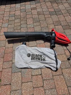 Black & Decker leaf vacuum/mulcher