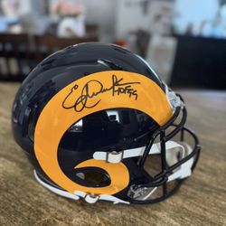Los Angeles Rams Eric Dickerson Autographed Authentic Helmet 