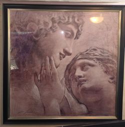 Large Framed Richard Franklin Classical Art Print – Beautiful Condition
