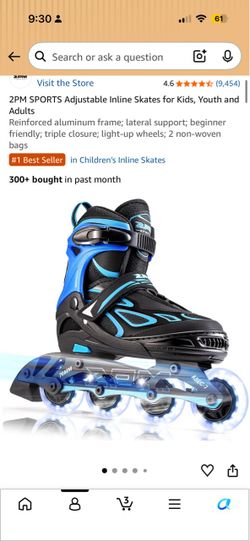 Adjustable Inline Skates for Kids, Youth and Adults