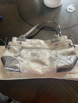 Coach Op Art Peyton Carryall Satchel Bag