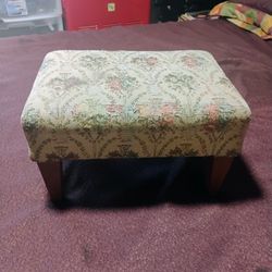 Antique Victorian Textile Footstool