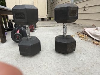 90 lb dumbbells