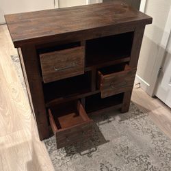 Wooden Table /cabinets