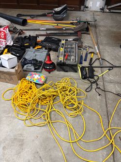 Large Assortment of Tools, Lawn Equipment, Hardware etc