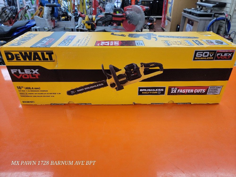 Dewalt DCCS670T1 16" Flexvolt Chainsaw