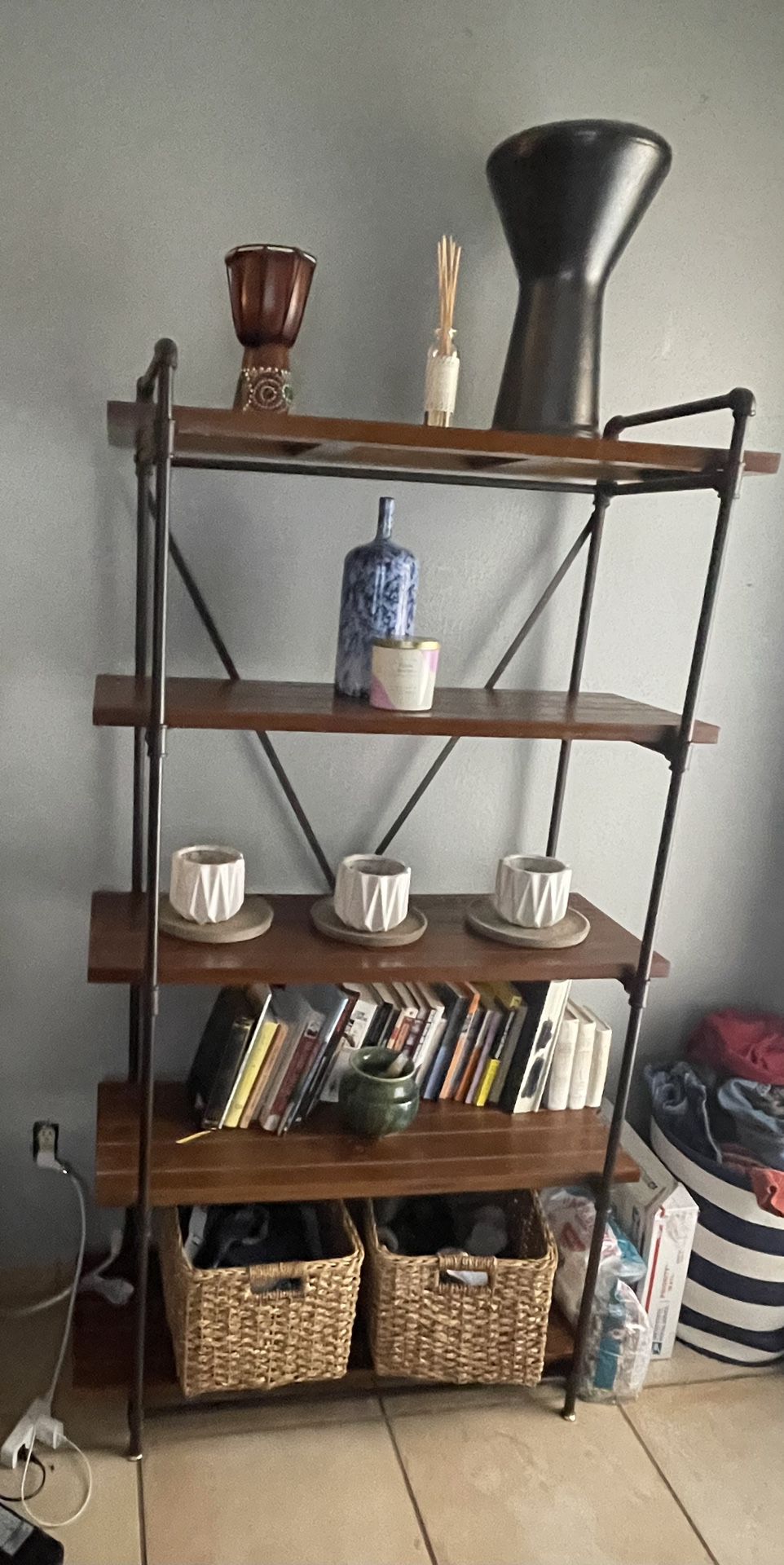 Brown Book Shelf 