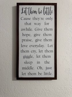 Kids inspirational sign
