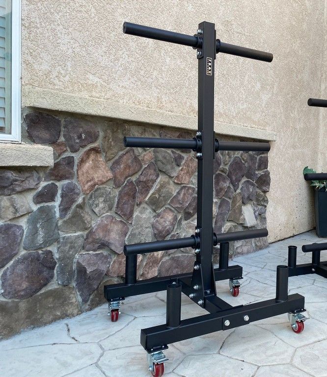 NEW Weight Tree On Wheels Commercial Grade