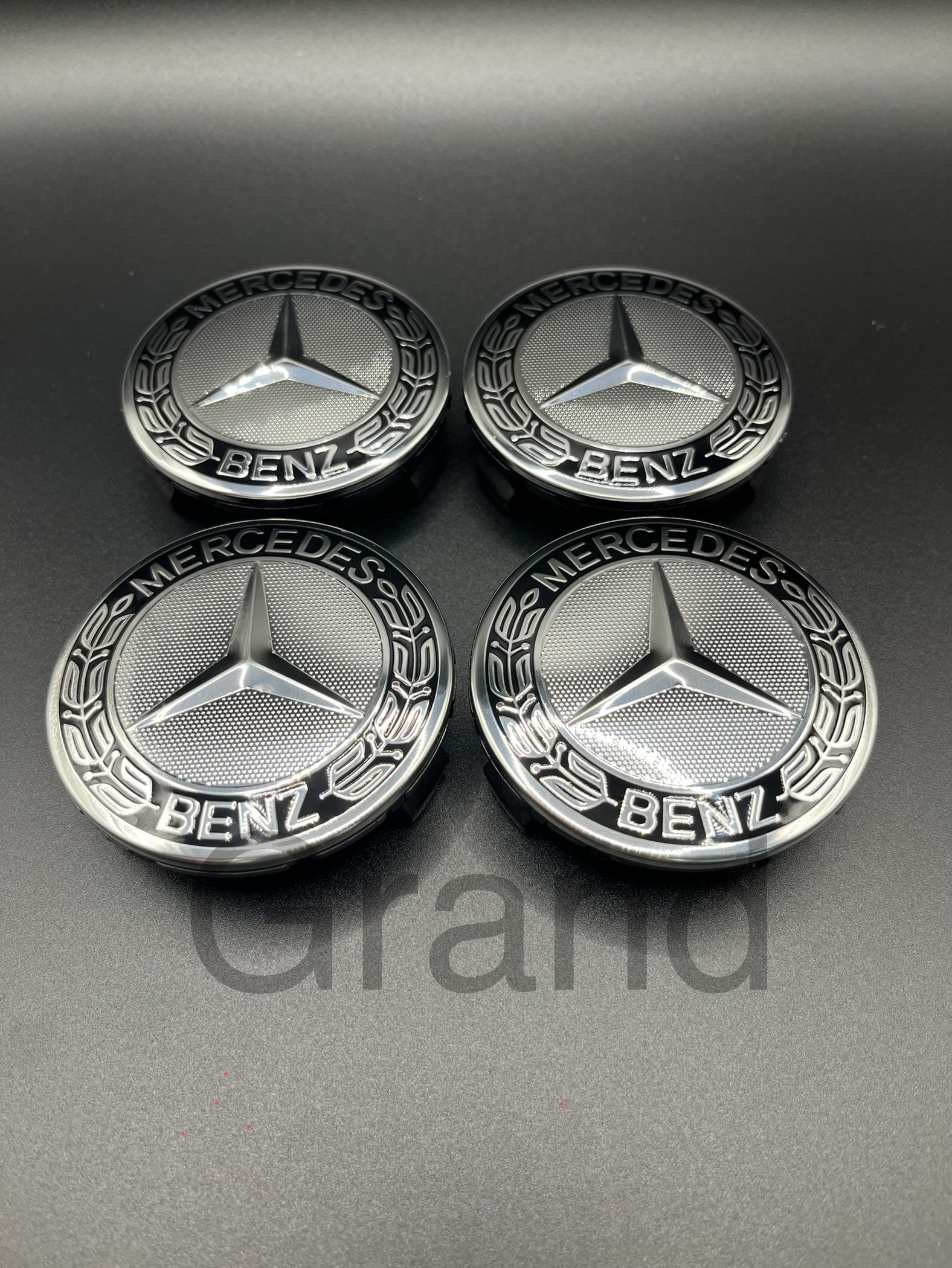 Set Of 4 Fits Mercedes Wheels Rim Center Caps 75mm