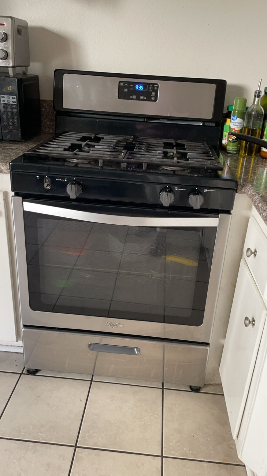 Whirlpool Stove Stainless Steel 
