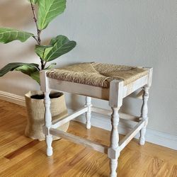 White Vintage Stool